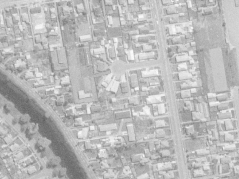7 Claydon Place from the air, 1975-1979