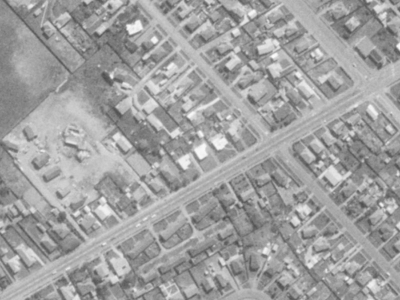 403 Pages Road from the air, 1975-1979