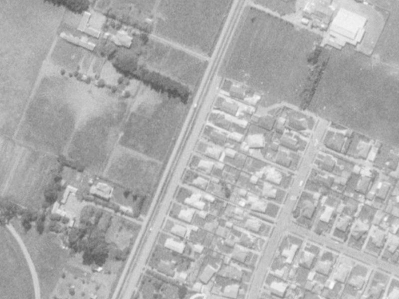 72 Russley Road from the air, 1975-1979