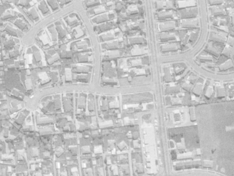 4 Saint Clio Street from the air, 1975-1979