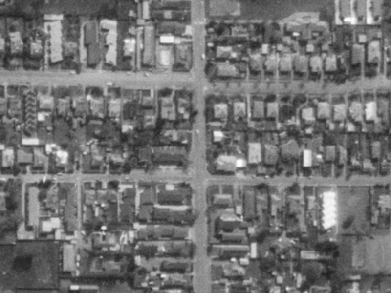 116 Springfield Road from the air, 1975-1979