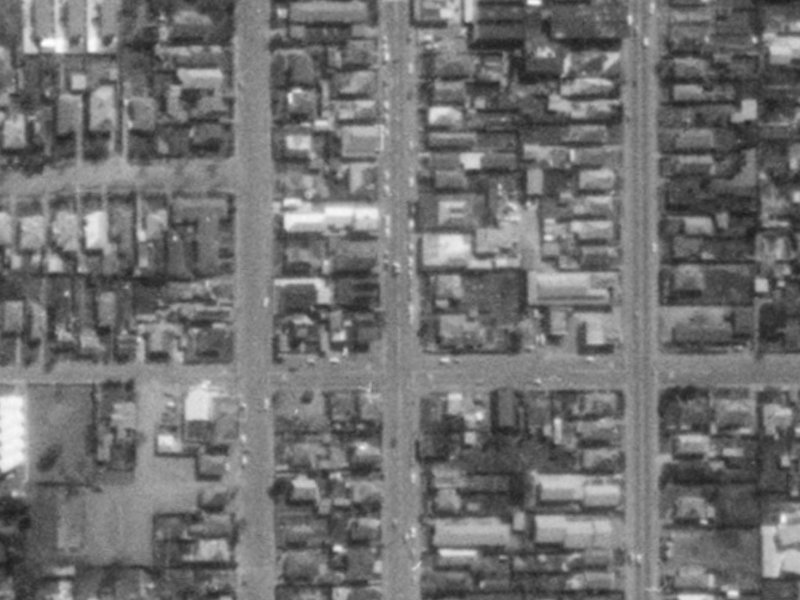 1031A Colombo Street from the air, 1975-1979