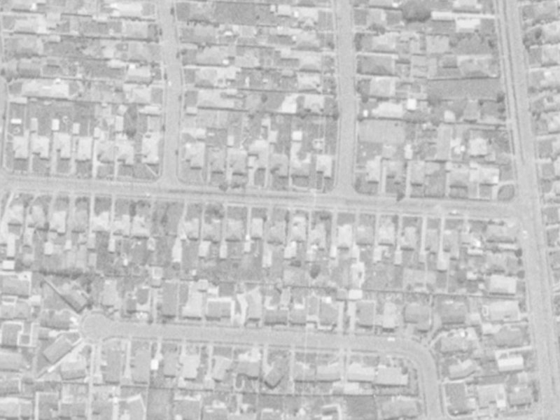 20 Ravenna Street from the air, 1975-1979