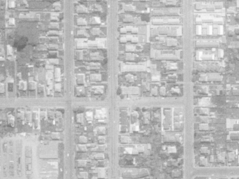 526 Barbadoes Street from the air, 1975-1979