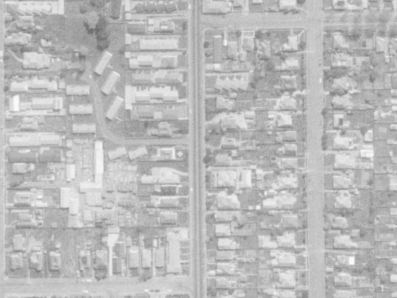 64 Hills Road from the air, 1975-1979