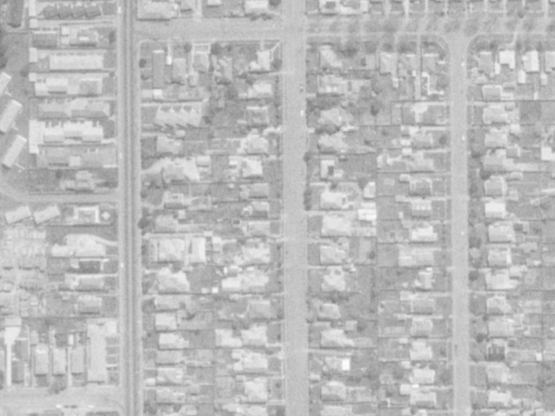 37 Slater Street from the air, 1975-1979