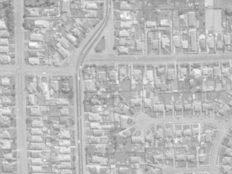 10A Medway Street from the air, 1975-1979