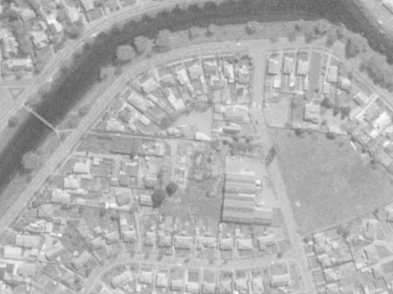 27 Galbraith Avenue from the air, 1975-1979