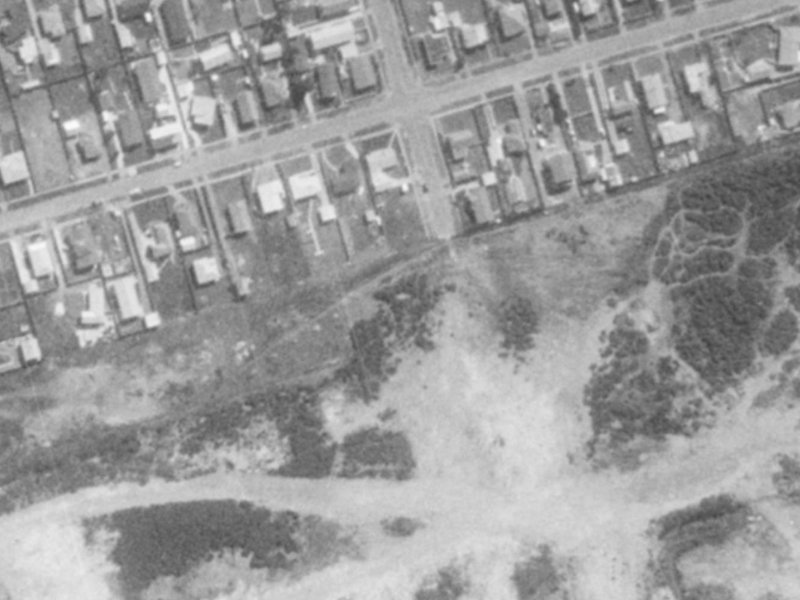 23 Morganwood Street from the air, 1975-1979