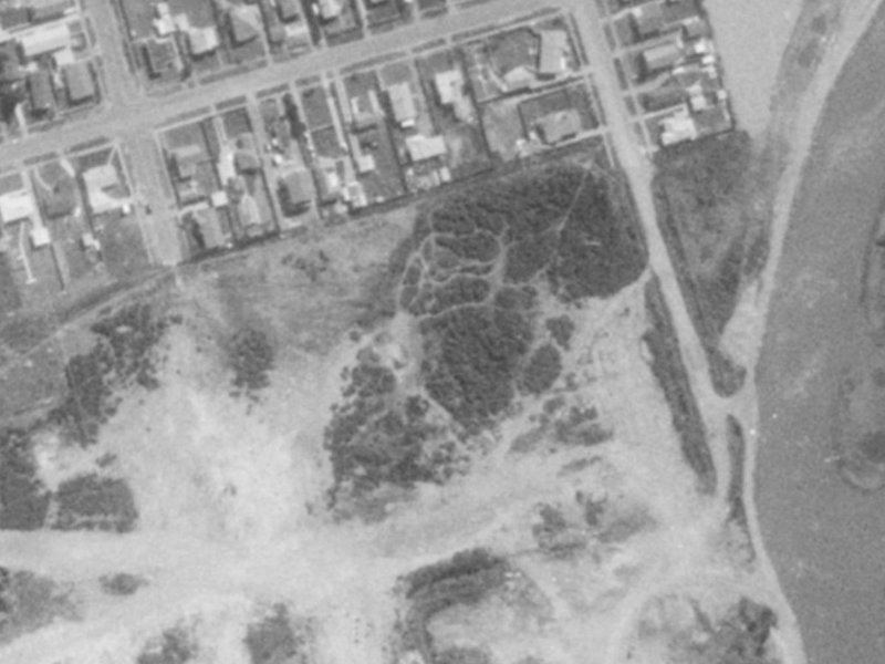 47 Morganwood Street from the air, 1975-1979