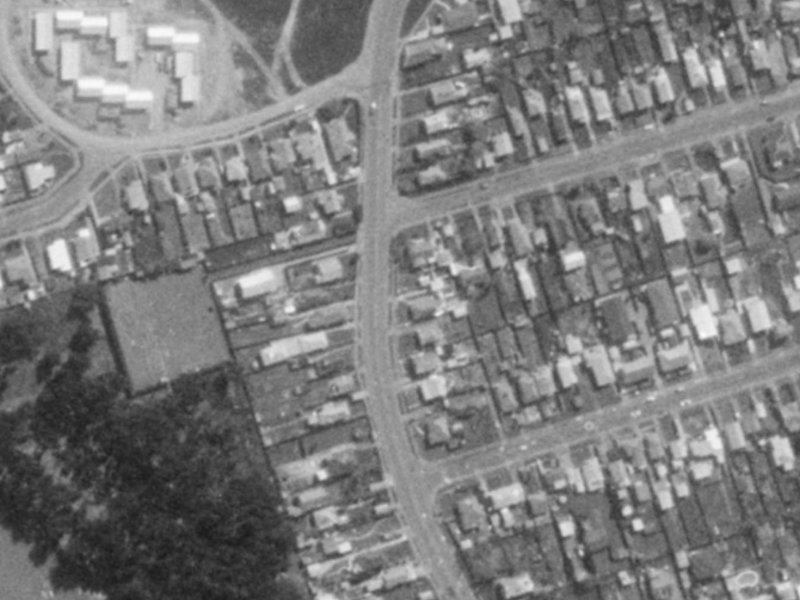 137 Union Street from the air, 1975-1979