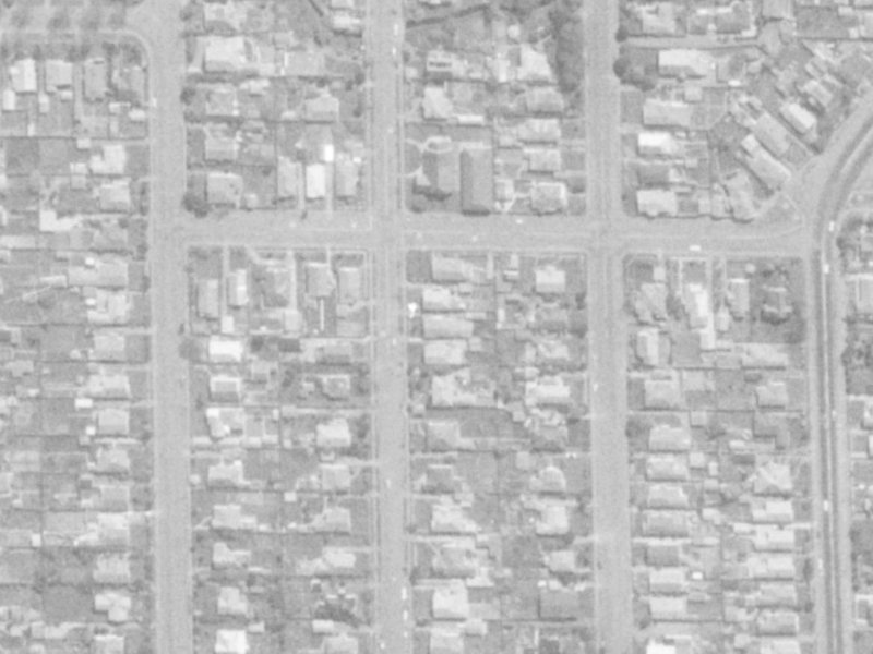 44 Petrie Street from the air, 1975-1979