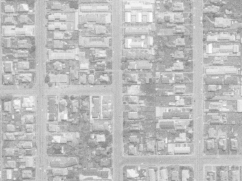 106 Geraldine Street from the air, 1975-1979