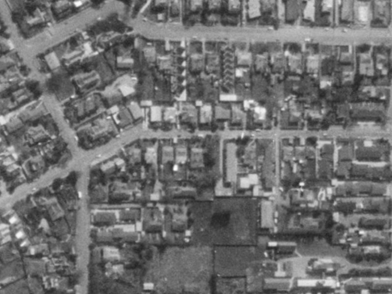 70 Holly Road from the air, 1975-1979