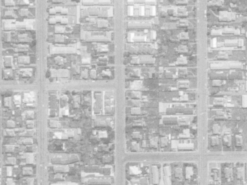 104 Geraldine Street from the air, 1975-1979