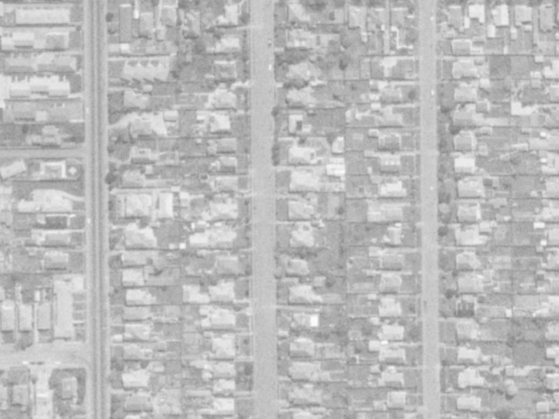 36 Slater Street from the air, 1975-1979