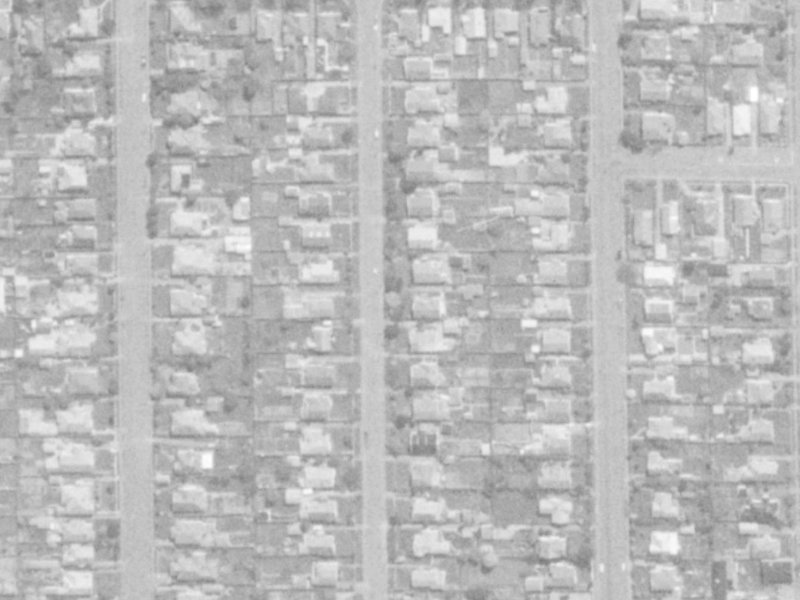 34 Nicholls Street from the air, 1975-1979