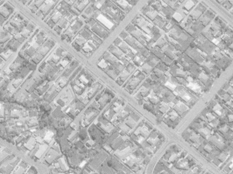 120 Hamilton Avenue from the air, 1975-1979