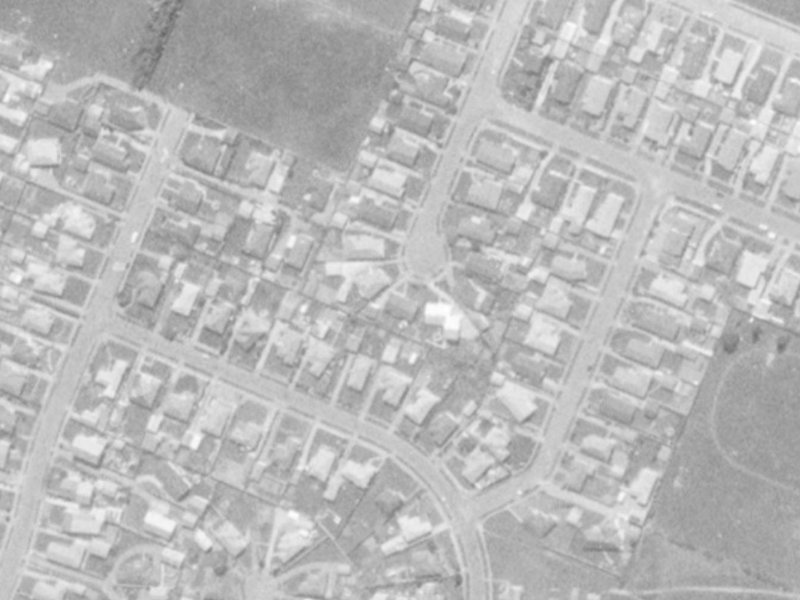 15 Mirfield Place from the air, 1975-1979