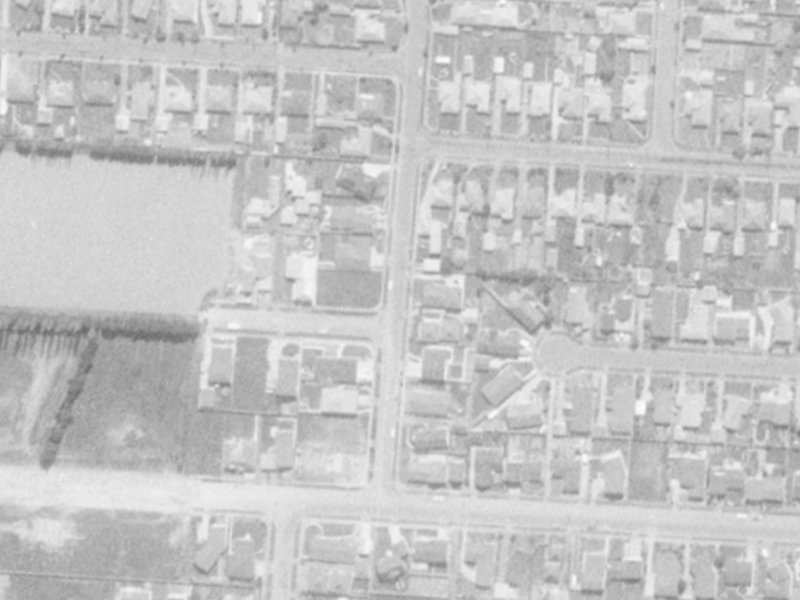 10 Radbrook Street from the air, 1975-1979
