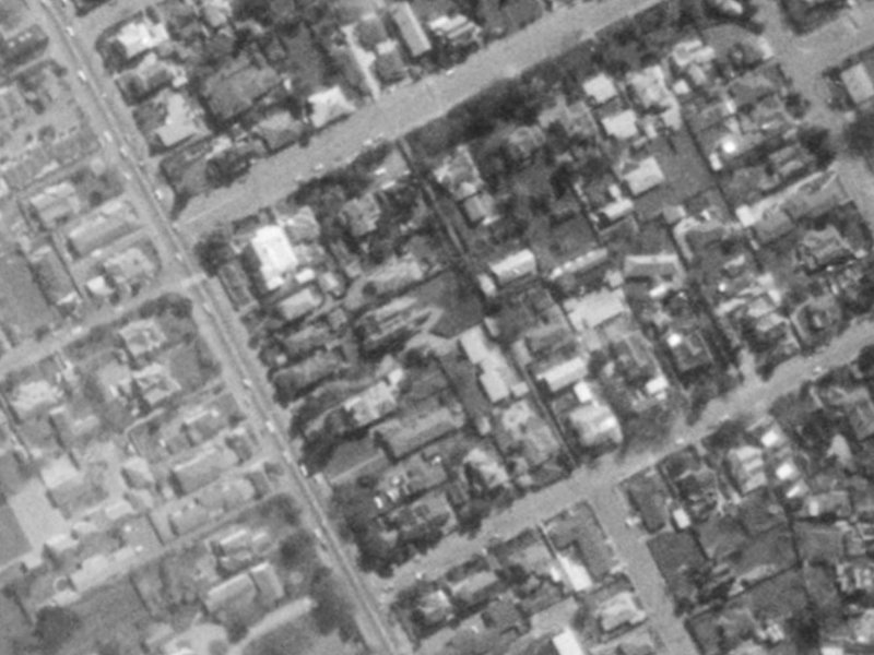 100 Papanui Road from the air, 1975-1979
