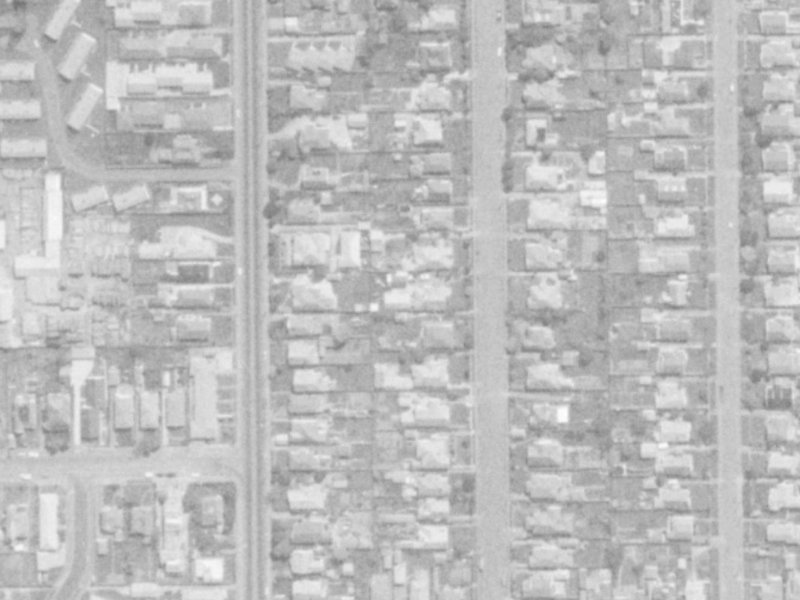 29 Slater Street from the air, 1975-1979