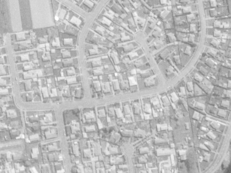 46 Halberg Street from the air, 1975-1979