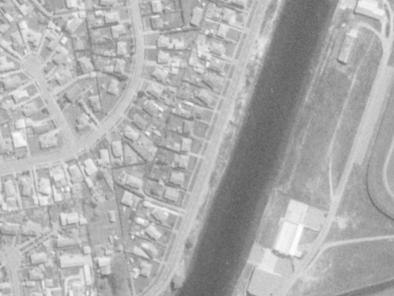 131 Locksley Avenue from the air, 1975-1979