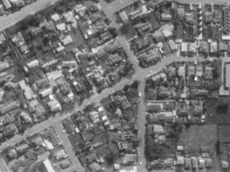 45 Holly Road from the air, 1975-1979