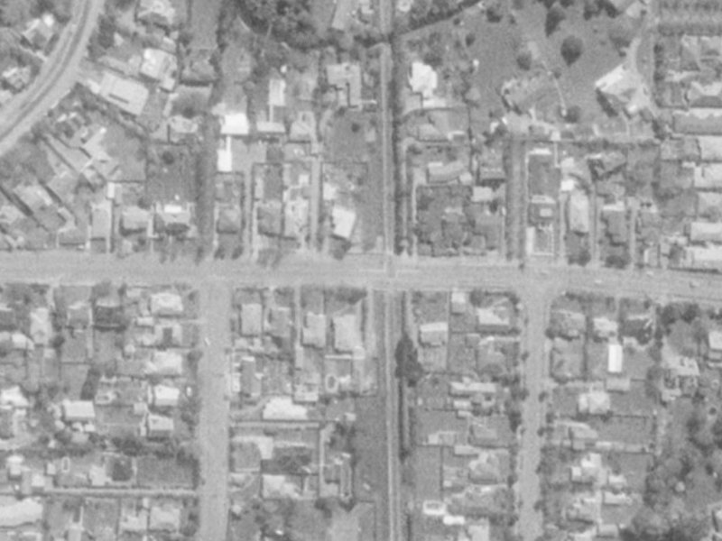 34E Wroxton Terrace from the air, 1975-1979