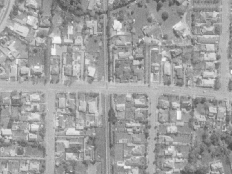 30A Wroxton Terrace from the air, 1975-1979