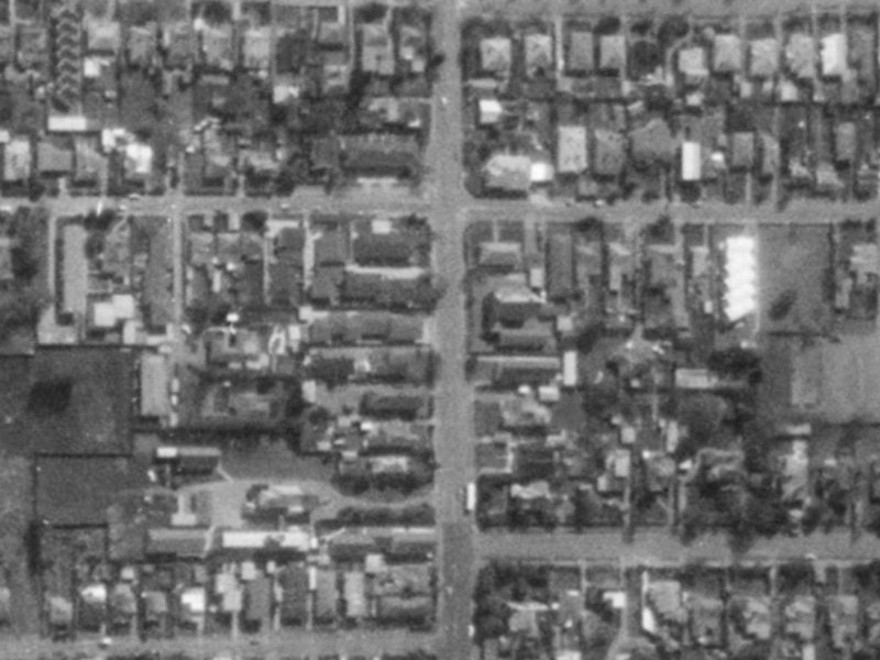93 Springfield Road from the air, 1975-1979