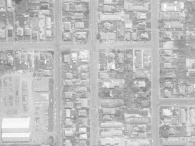 94 Packe Street from the air, 1975-1979