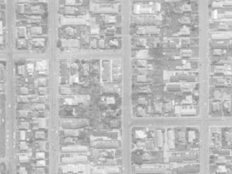 93 Geraldine Street from the air, 1975-1979