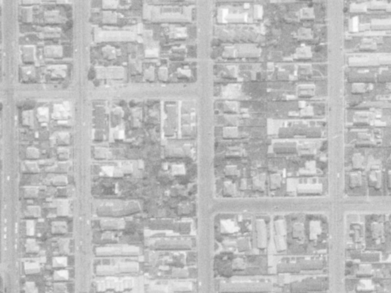 95 Geraldine Street from the air, 1975-1979
