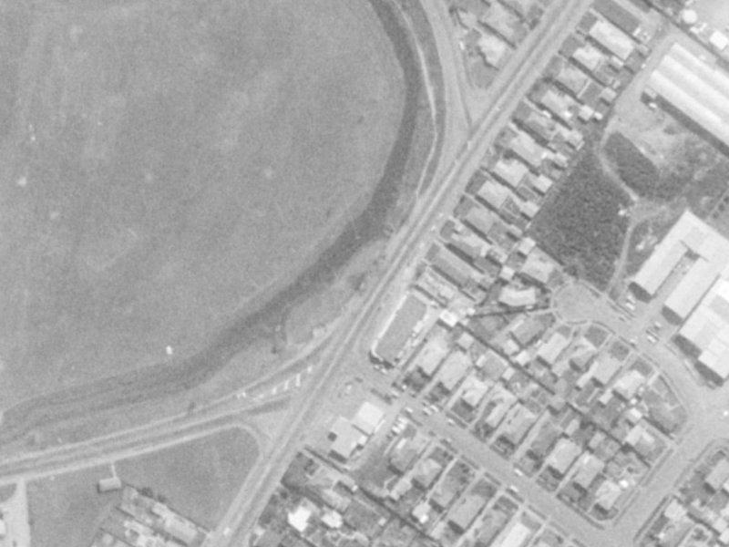82 Wainoni Road from the air, 1975-1979