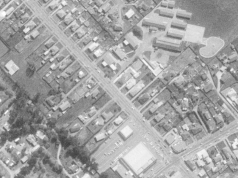 263 Breezes Road from the air, 1975-1979
