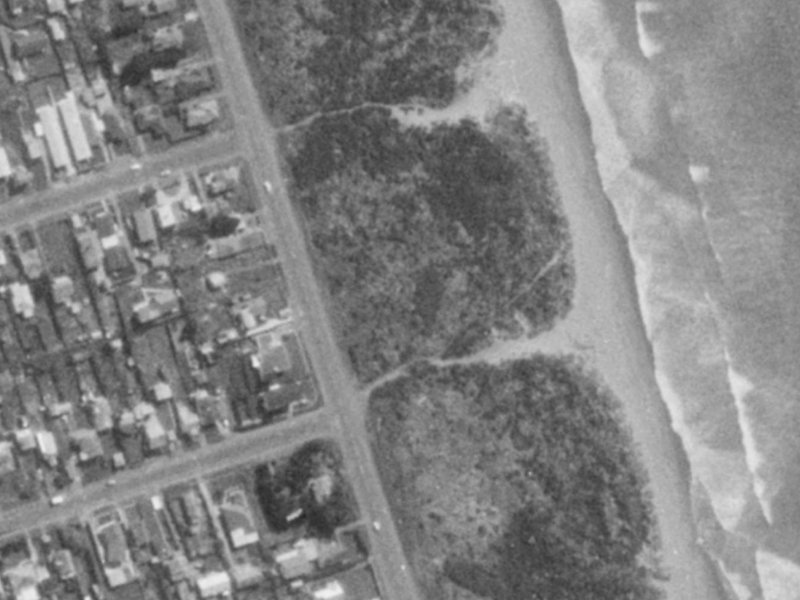303 Marine Parade from the air, 1975-1979