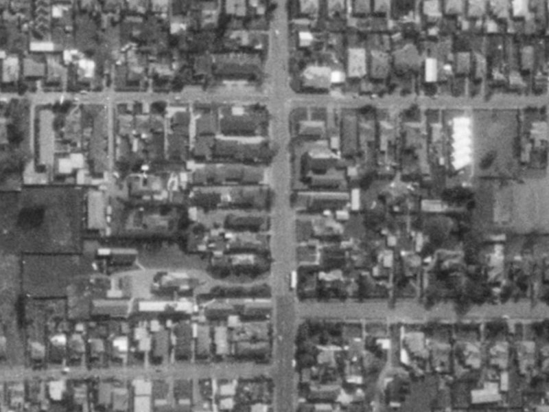 87 Springfield Road from the air, 1975-1979