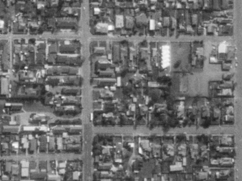 93 Caledonian Road from the air, 1975-1979