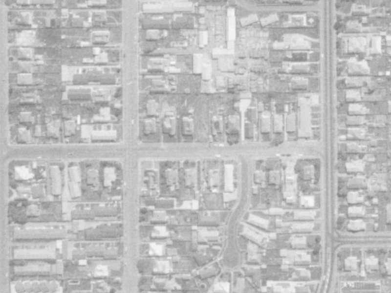 31 Gresford Street from the air, 1975-1979