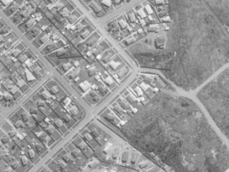 137 Rowses Road from the air, 1975-1979