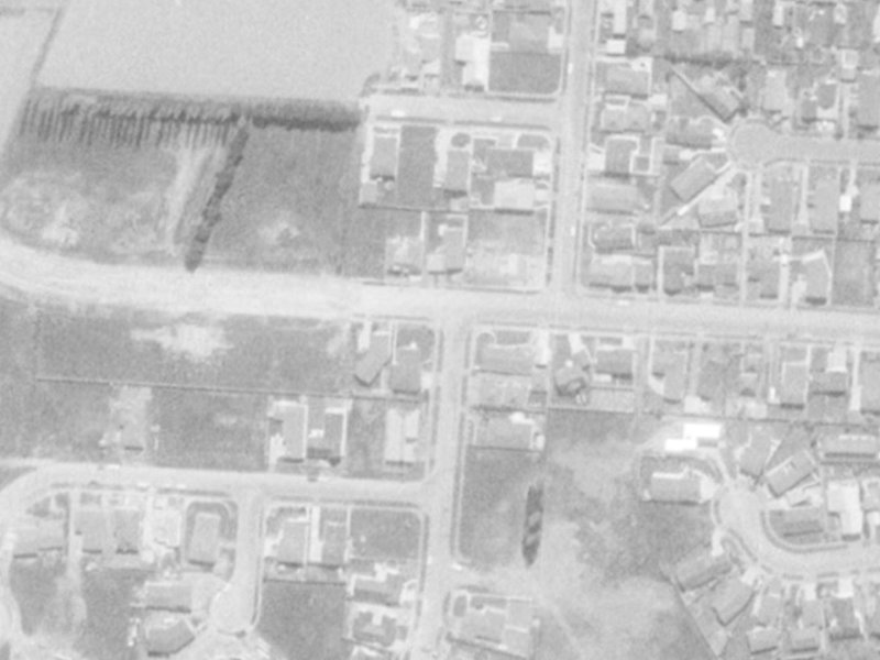 201 Maidstone Road from the air, 1975-1979