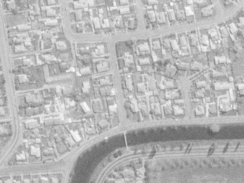 6 Snell Place from the air, 1975-1979
