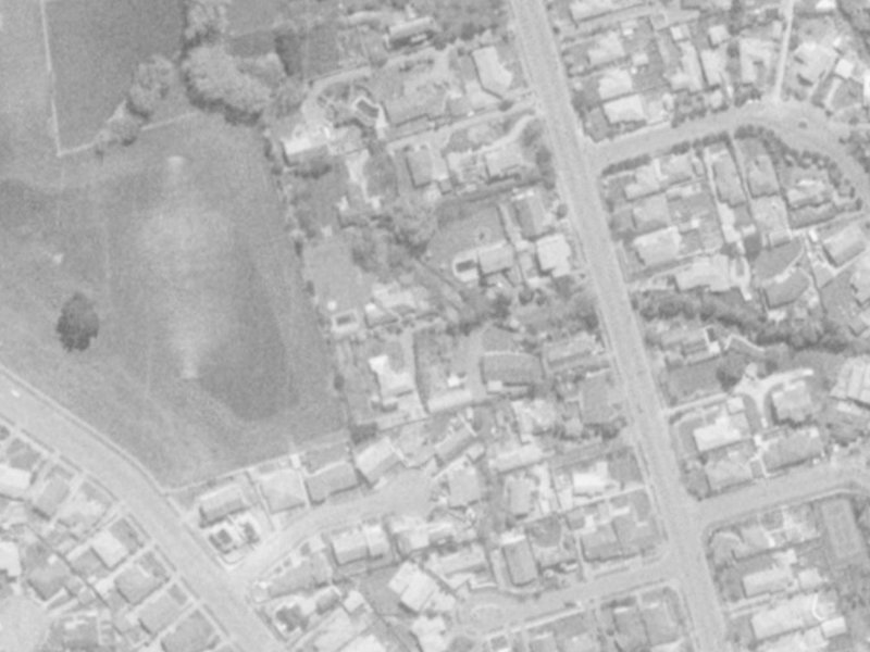 177 Ilam Road from the air, 1975-1979