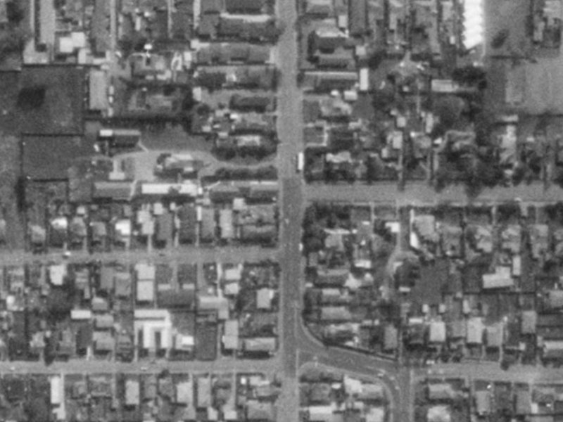 71 Springfield Road from the air, 1975-1979