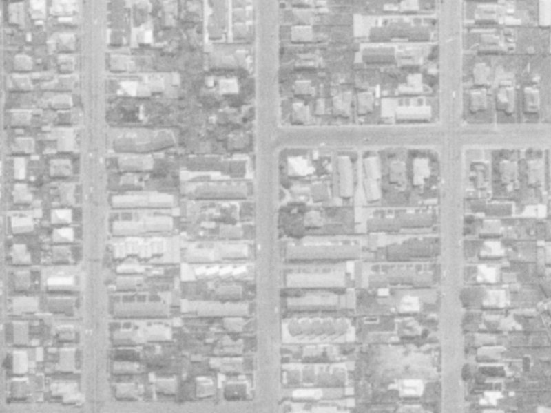 80 Geraldine Street from the air, 1975-1979