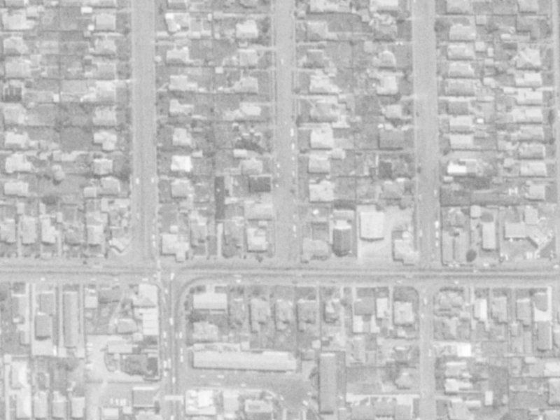 11 Petrie Street from the air, 1975-1979