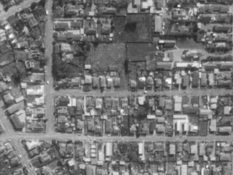 21 Berry Street from the air, 1975-1979