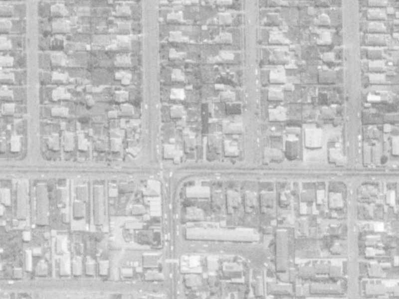 79 North Avon Road from the air, 1975-1979